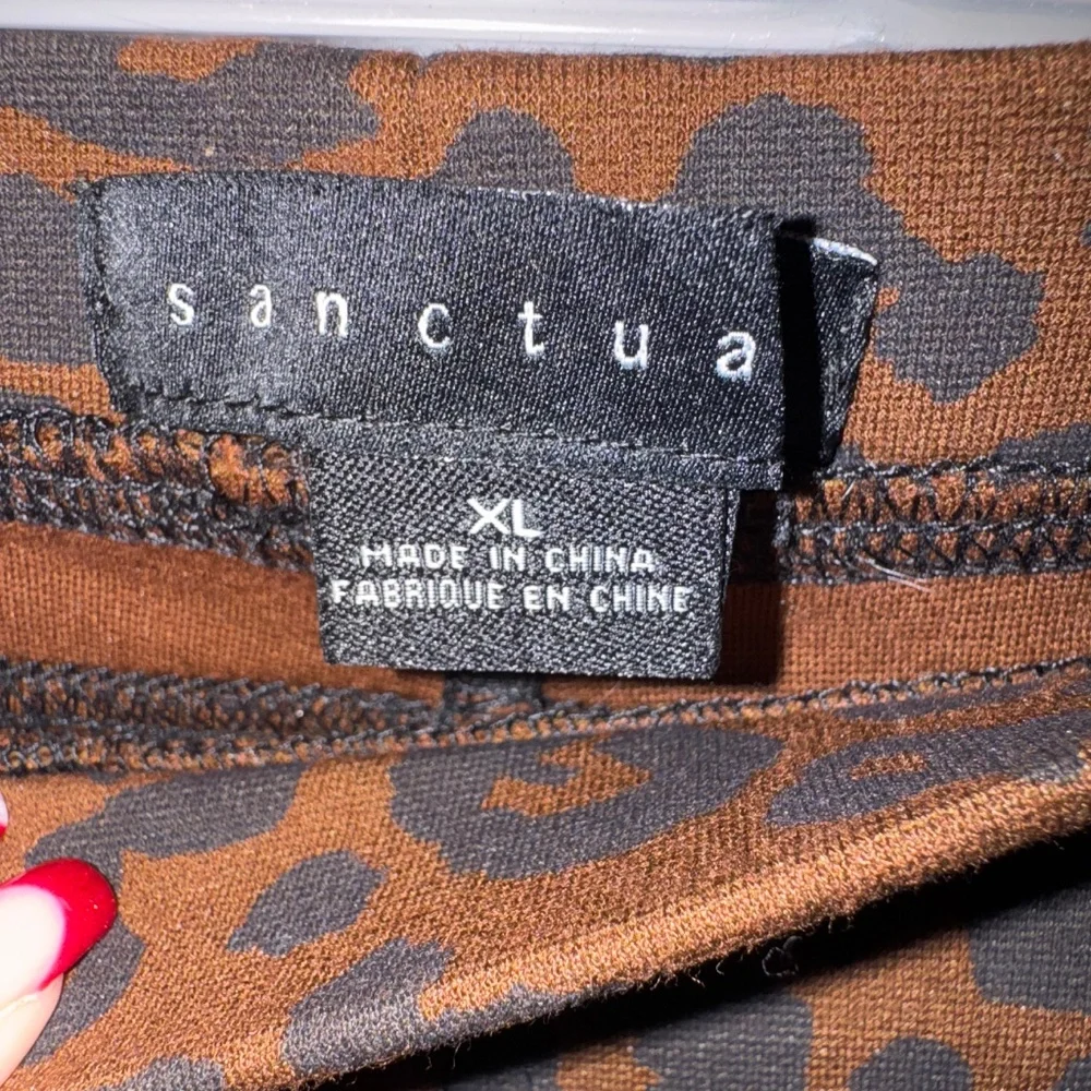 Sanctuary Leopard Affair Social Standard Skinny Pants Size XL/ Extra Large - Picture 8 of 14